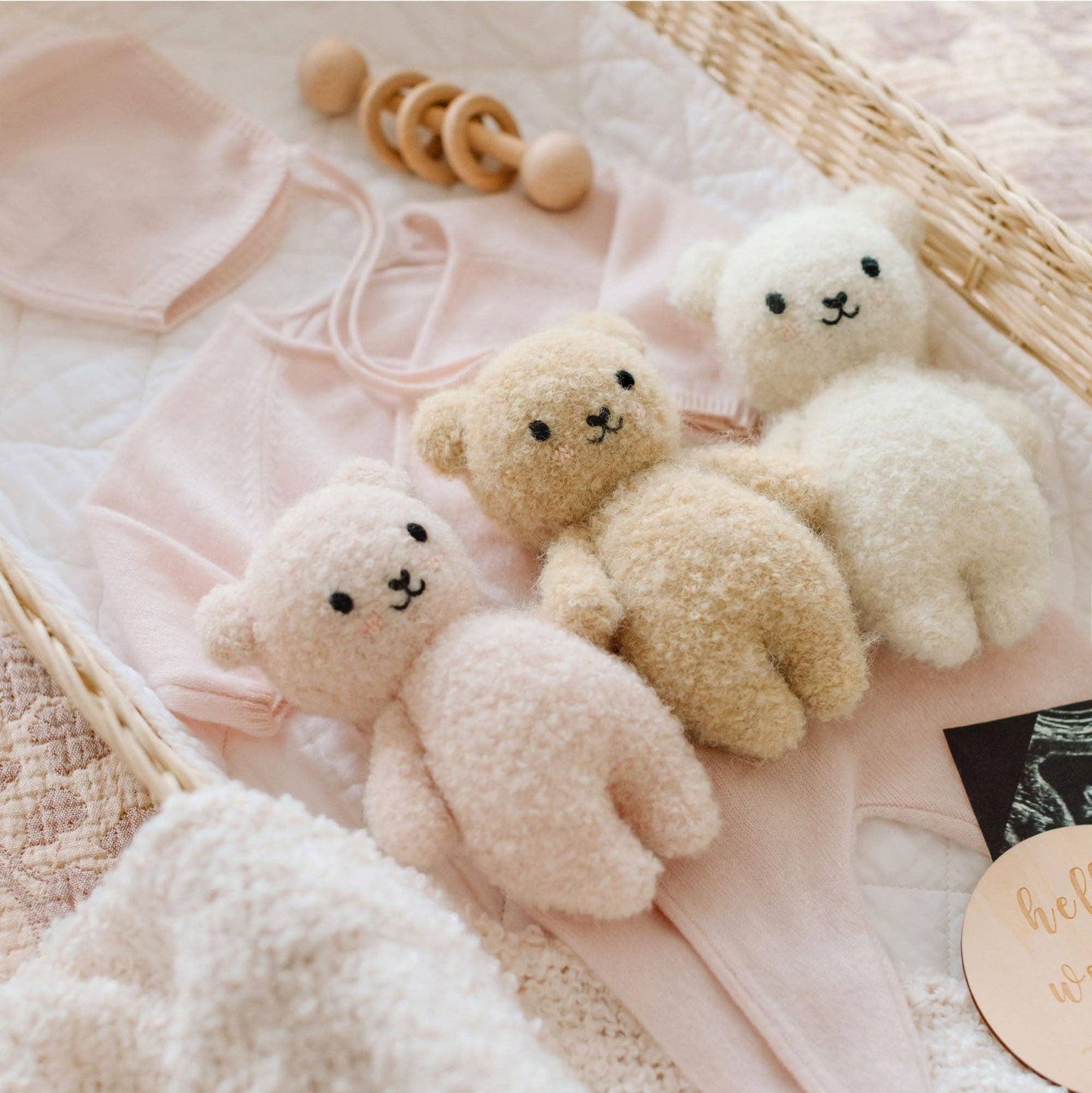 Baby Bouclé Bear | Honey