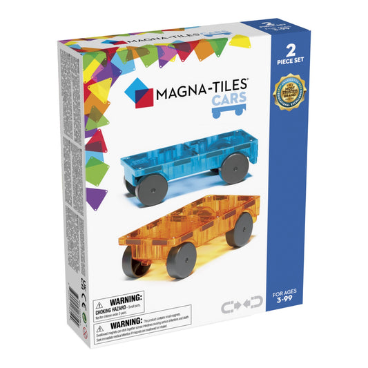 Magna-Tiles Cars I Blue &  Orange
