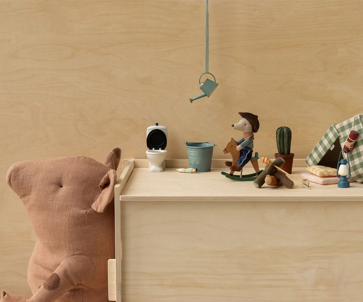 Cowboy Mouse on Rocking Horse | Little Brother
