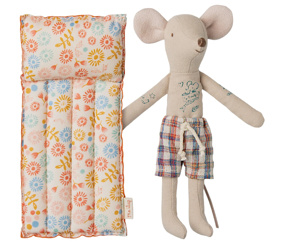 Beach Mouse with Air Mattress | Dad - Flower