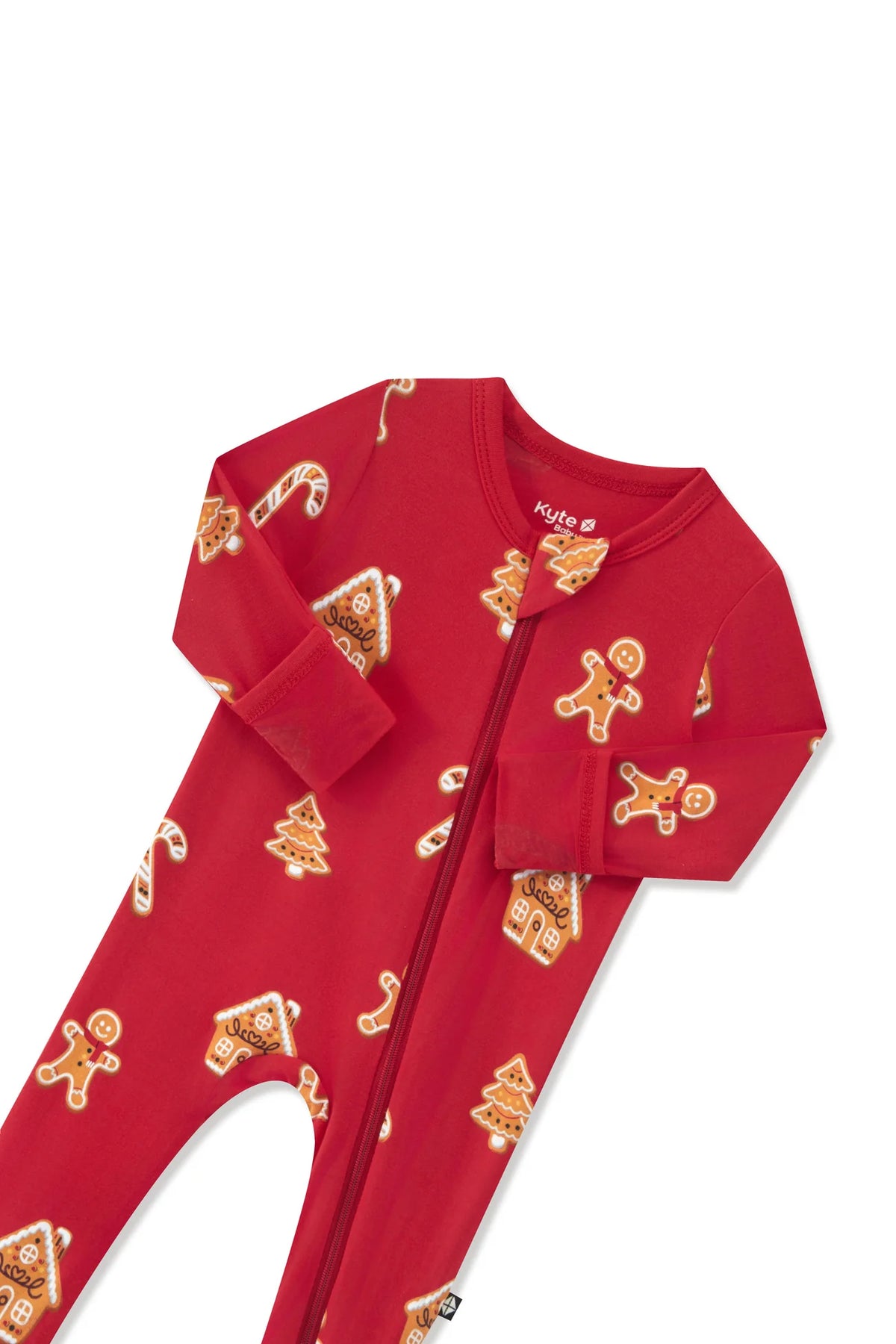 Zippered Footie | Gingerbread