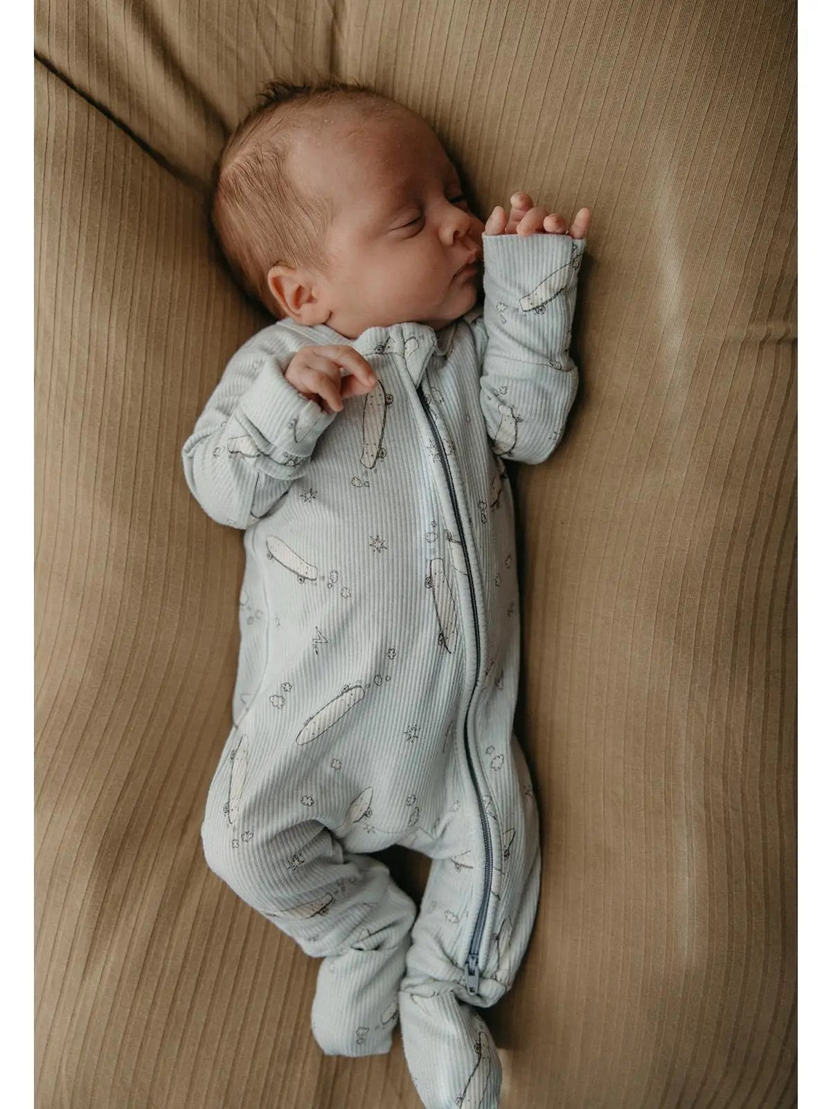 Bamboo Zip Pajama | Skater Boy