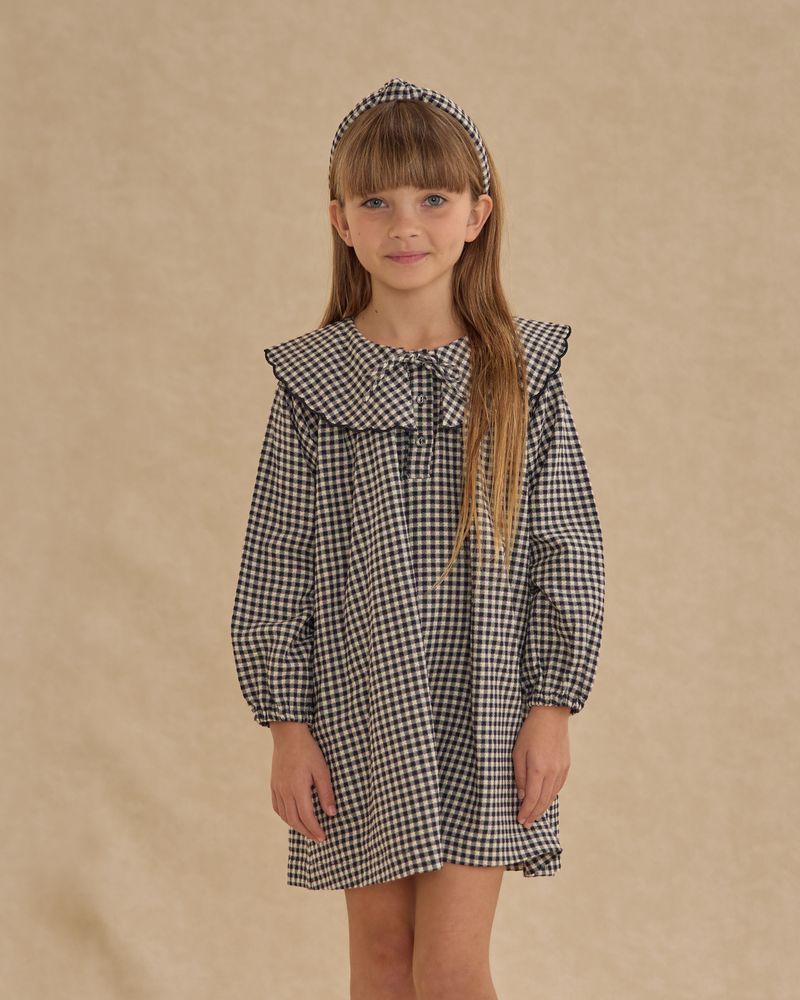 Mini Dress | Black Gingham