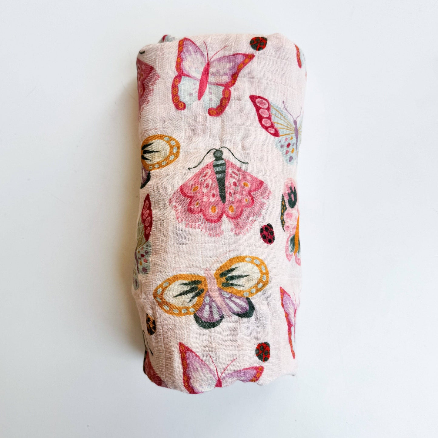 Baby Muslin Swaddle | Catholic Butterfly