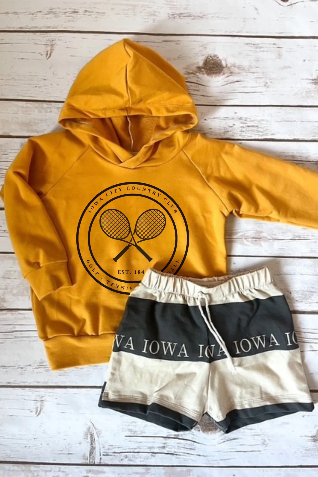 Tennis Hoodie I Iowa City
