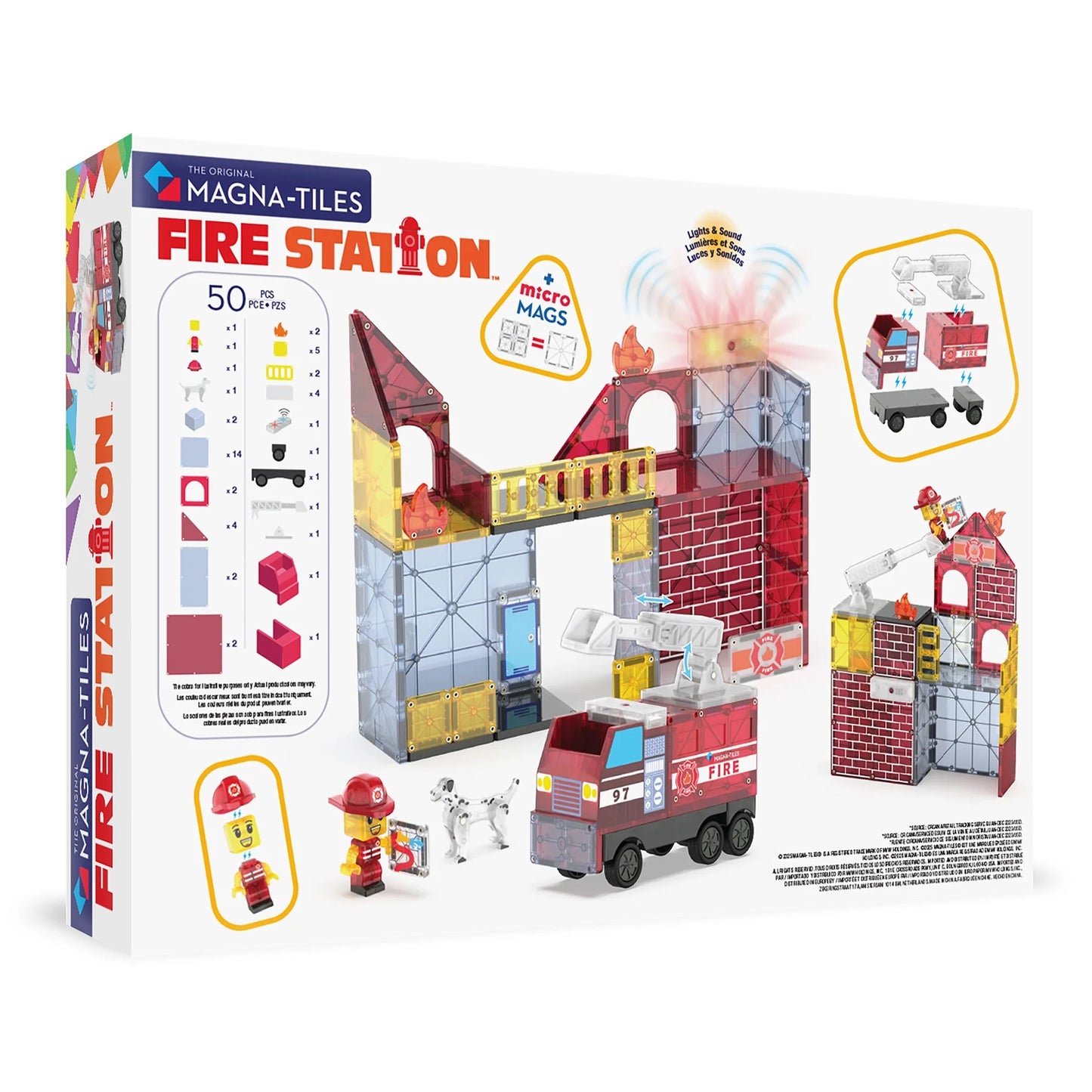 Magna-Tiles | Fire Station