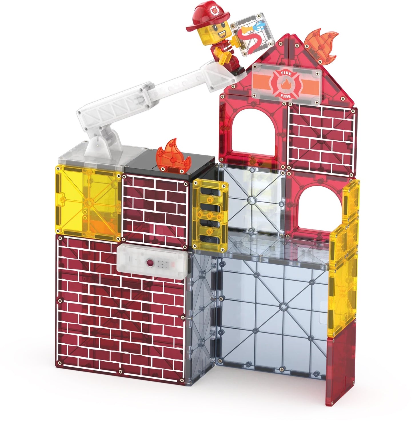 Magna-Tiles | Fire Station