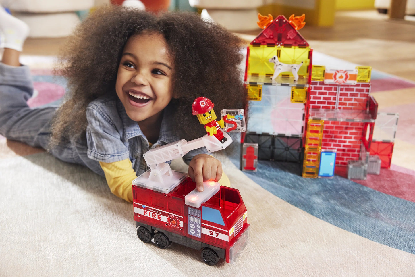 Magna-Tiles | Fire Station