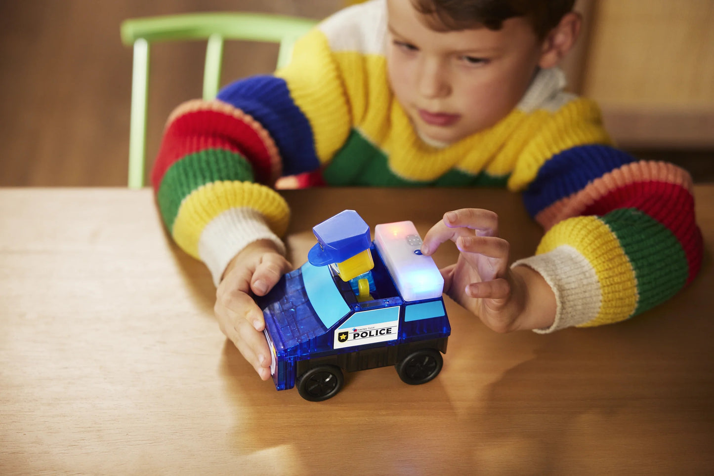 Magna-Tiles | Police Station