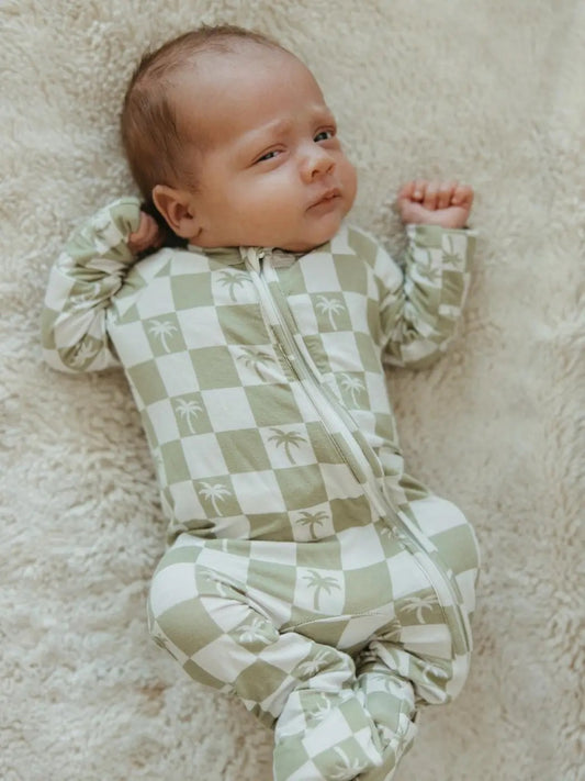 Bamboo Zip Pajama | Aloha Check