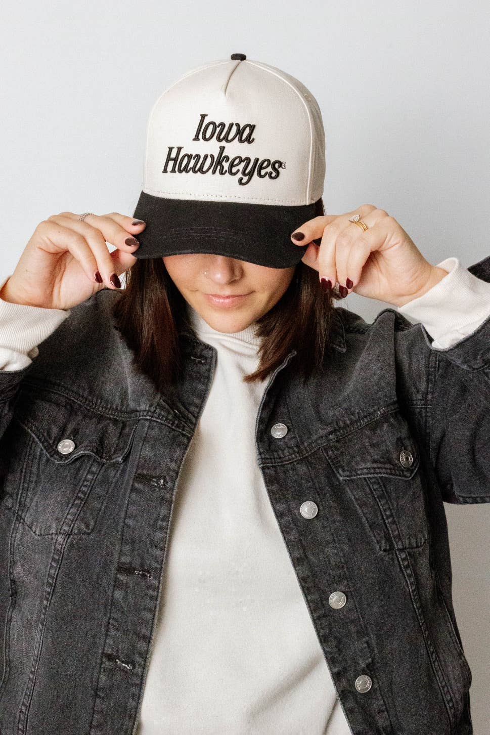 3D Script Canvas Trucker Hat | Iowa