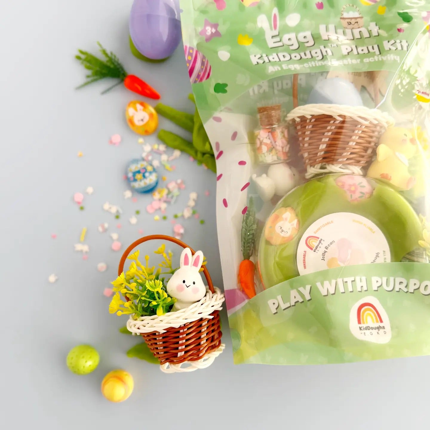 KidDough Play Kit I Egg Hunt