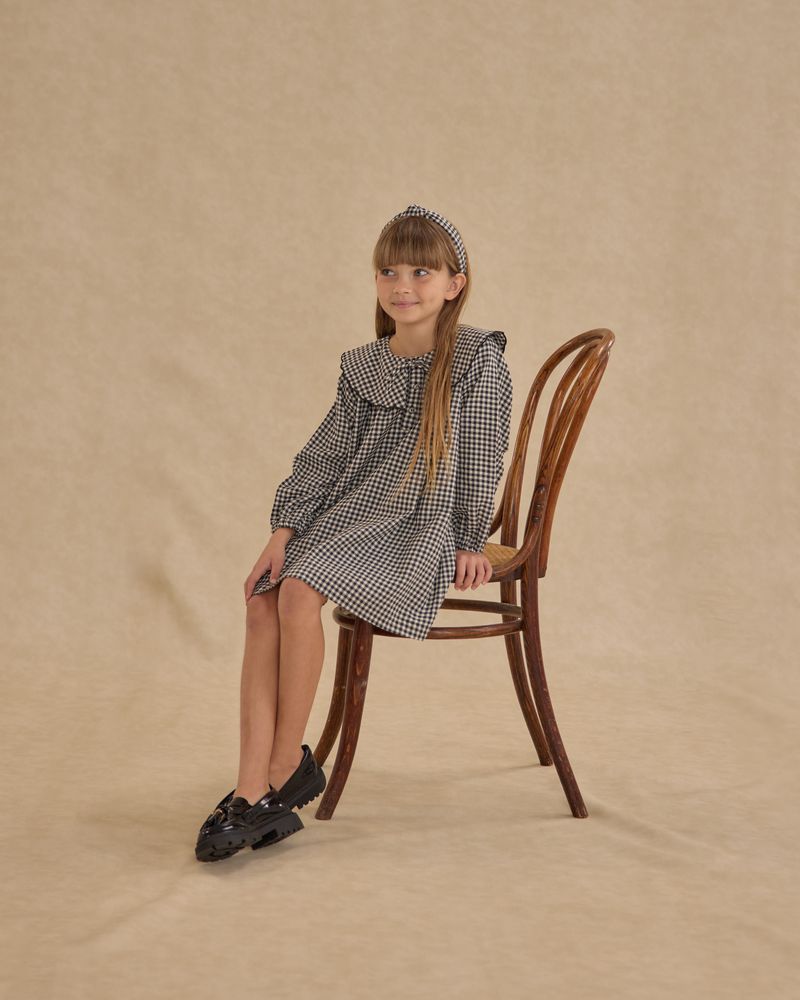 Mini Dress | Black Gingham