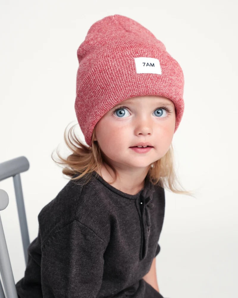 Beanie - Heather I Red