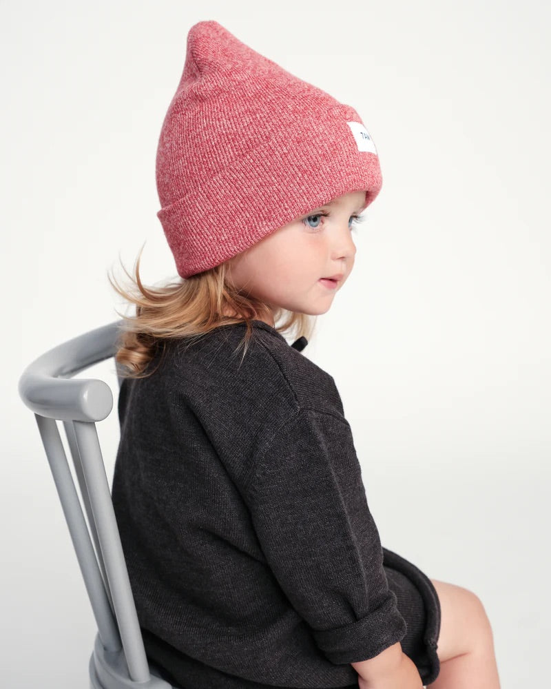 Beanie - Heather I Red