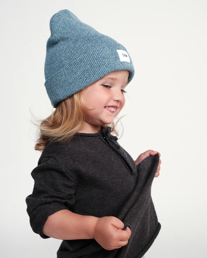 Beanie - Heather I Aqua