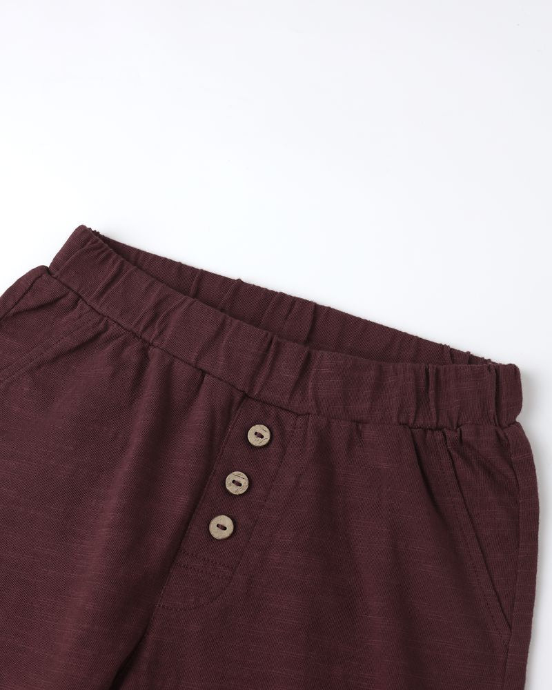Baby Cru Pant | Burgundy