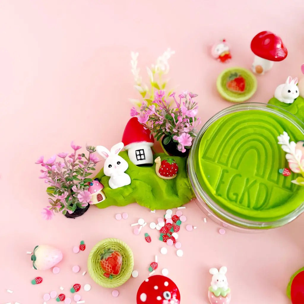 KidDough Play Kit I Bunny Berry Village
