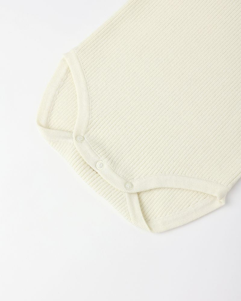 Ruffle Collar Bodysuit | Natural
