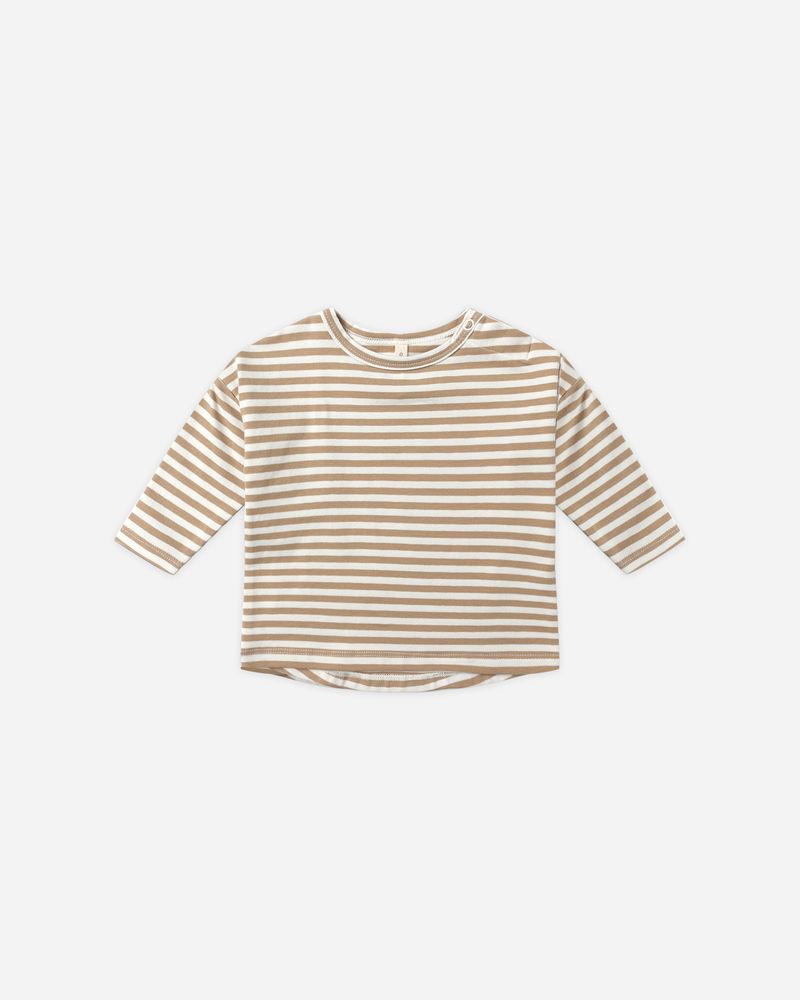 Long Sleeve Tee | Gold Stripe