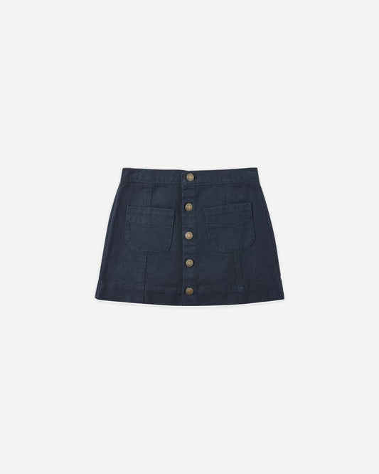 Denver Mini Skirt | Indigo Denim