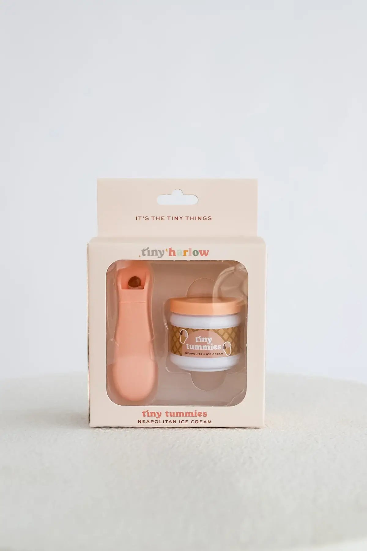 Tiny Tummies Food Jar and Spoon | Napolitan Ice Cream