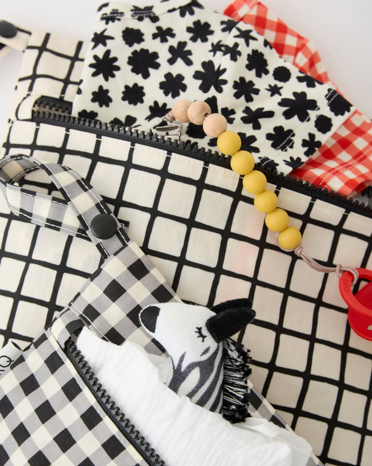 Wet/Dry Bag Set | Black Grid