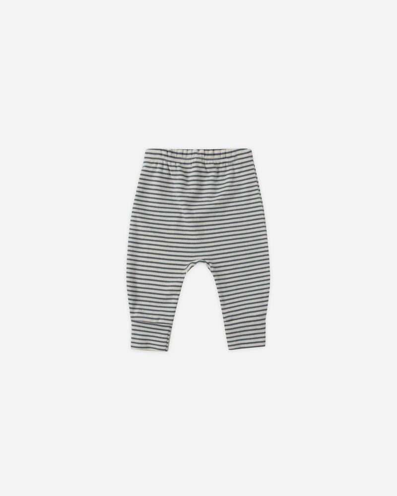 Drawstring Pant | Ocean Micro Stripe