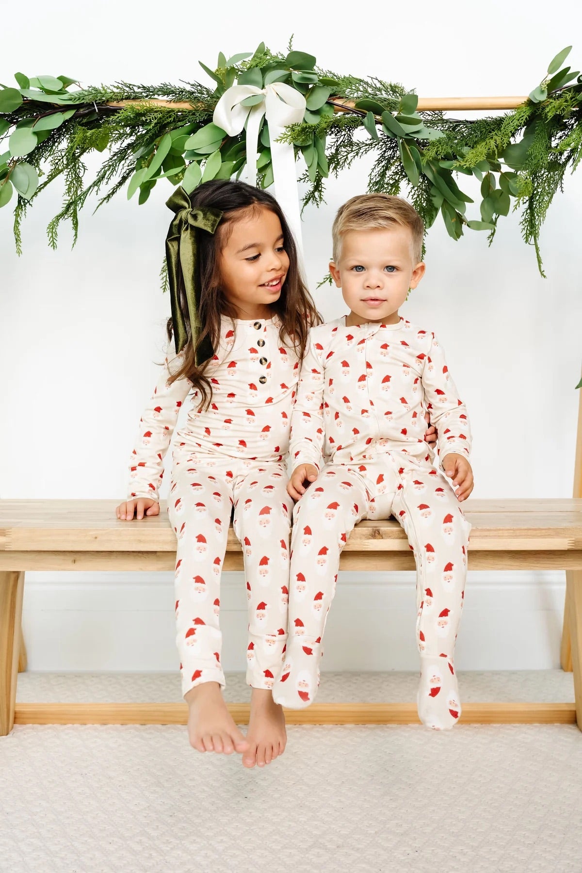 Top + Bottom Set | Santa Baby