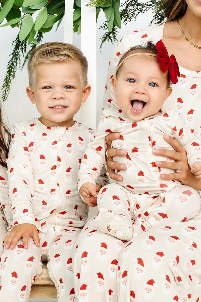 Zipper Footie | Santa Baby