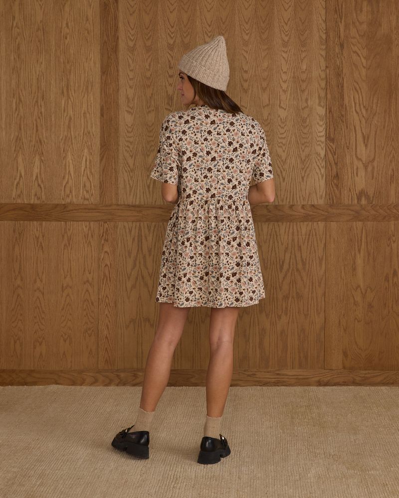 Button Jersey Mini Dress || Posy