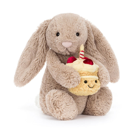 Bashful Beige Bunny 'Birthday‘