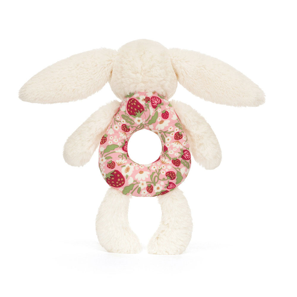 Blossom Cherry Bunny 'Berry' Ring Rattle