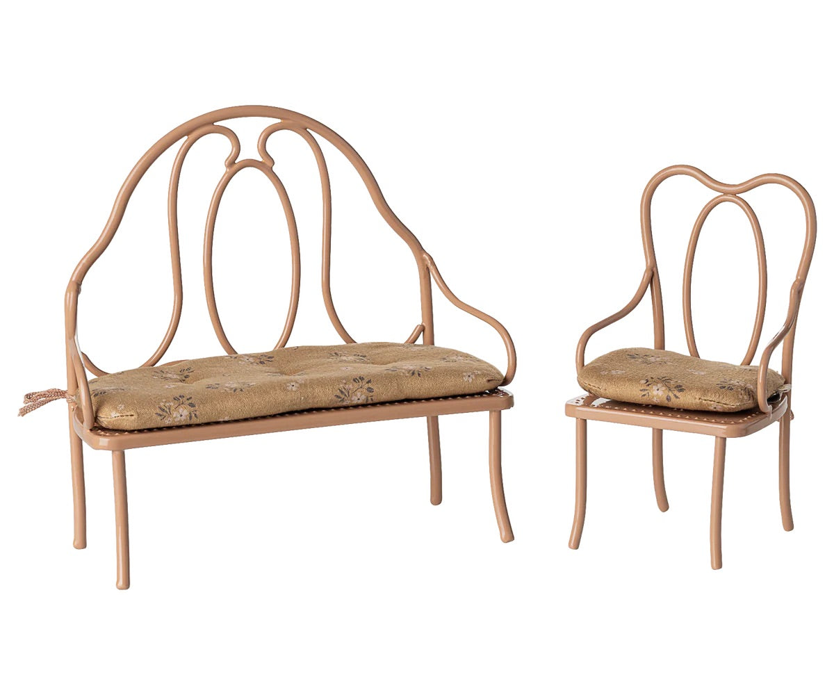 Mini Vintage Chair | Dark Powder