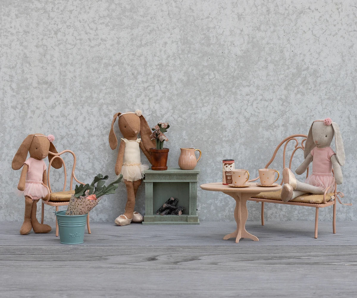 Mini Vintage Bench | Dark Powder