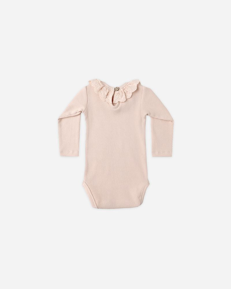 Ruffle Collar Bodysuit | Antique