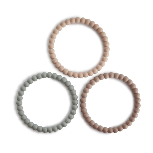 Pearl Teething Bracelet | Clary Sage/Tuscany/Dessert Sand