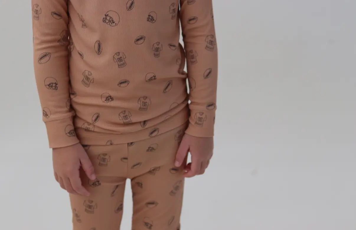 Two Piece Pajamas | Little Linebacker