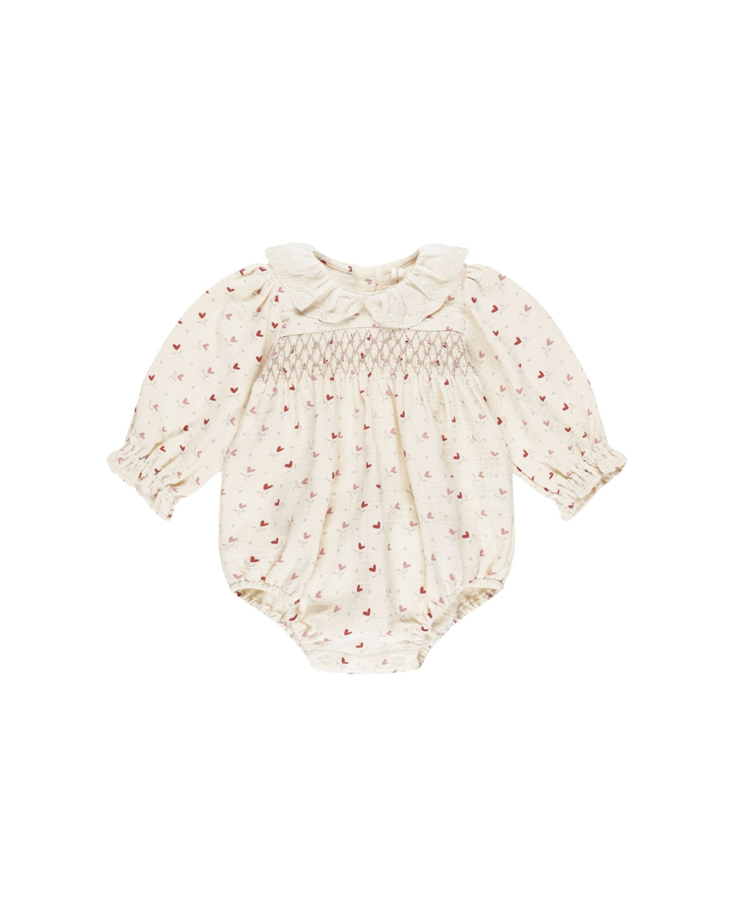 Callie Romper I Heart Ditsy