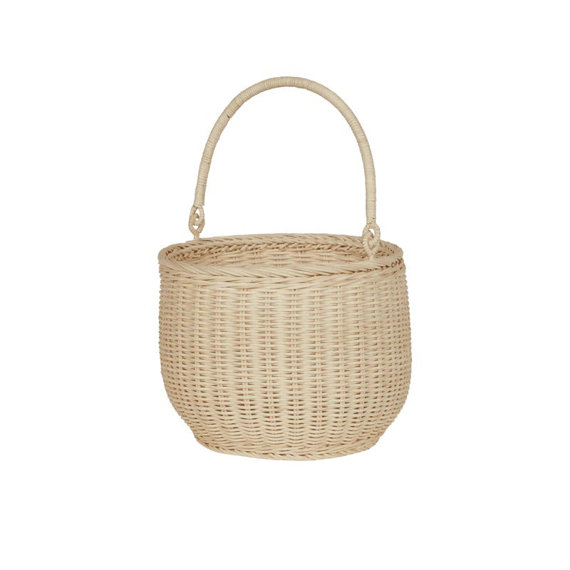 Gathering Basket I Straw