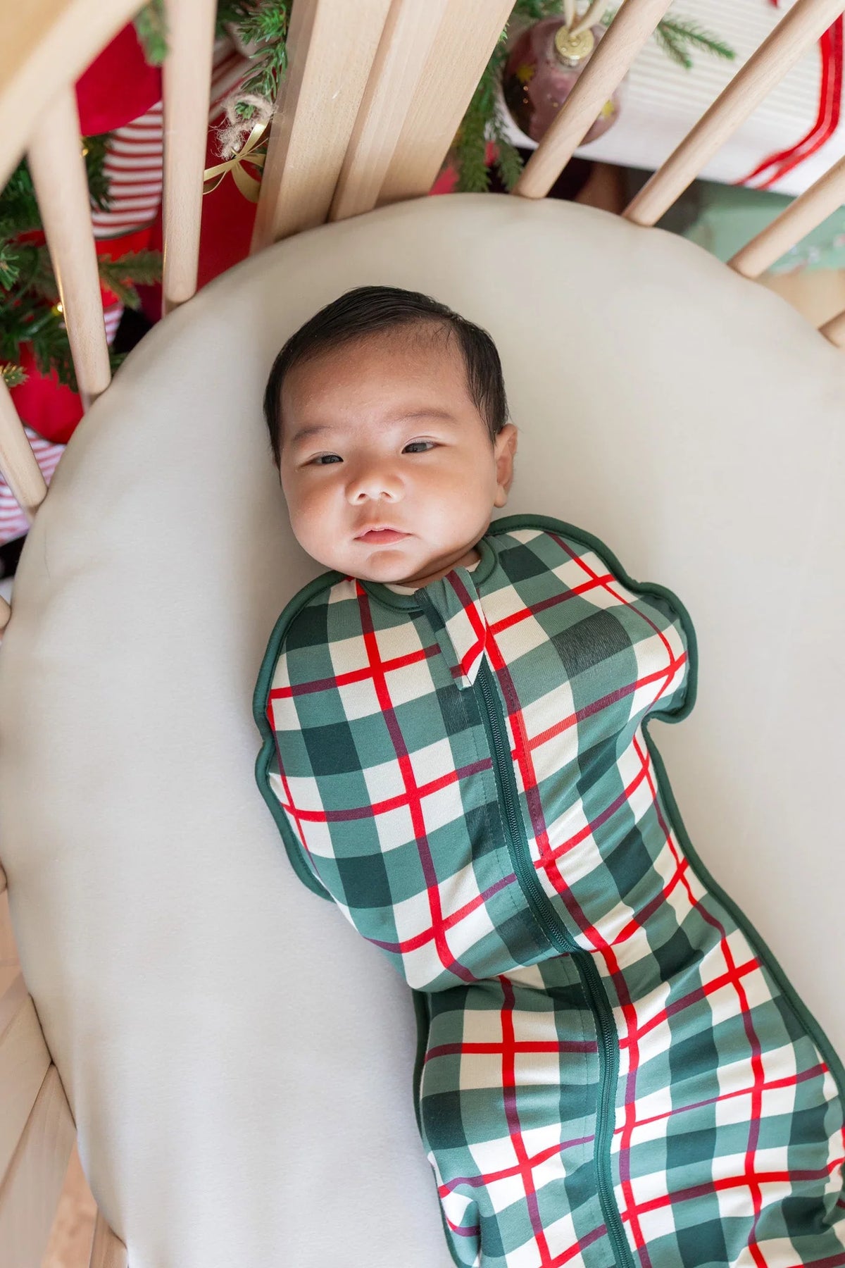 Swaddle Bag 0.5 Tog | Holiday Plaid