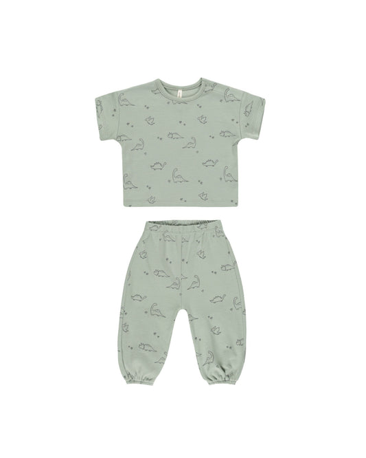 Jersey Tee + Pant Set | Dino