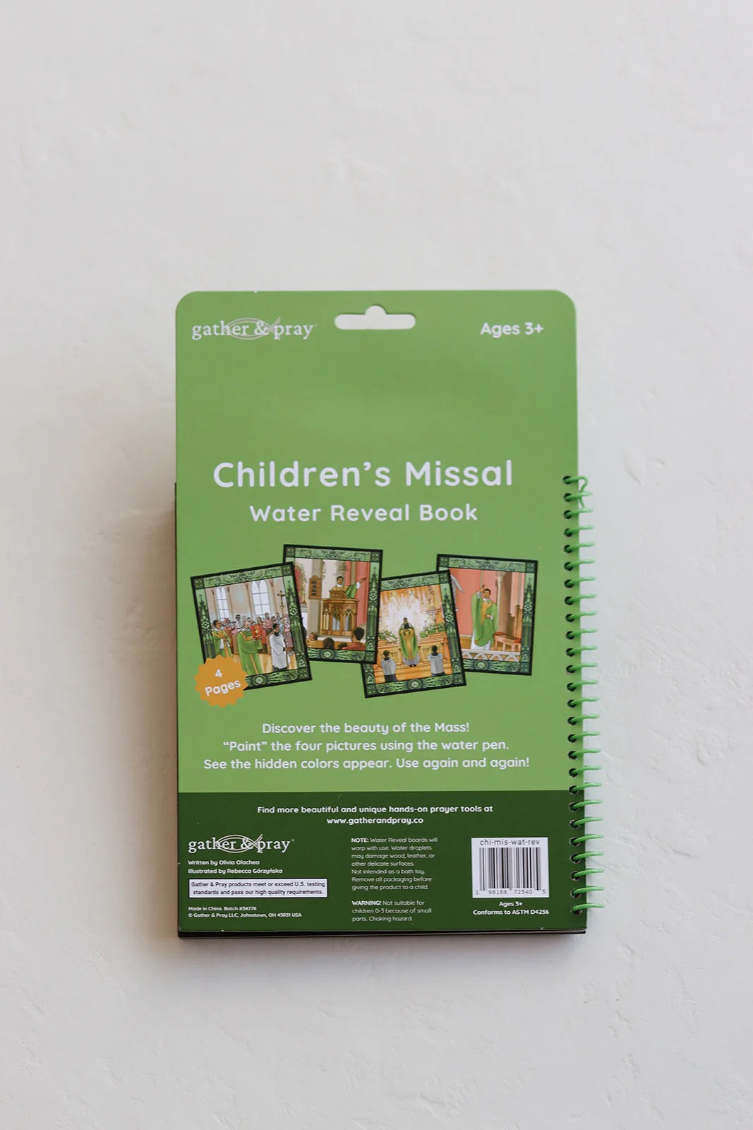 Water Reveal Book | Children's Missal
