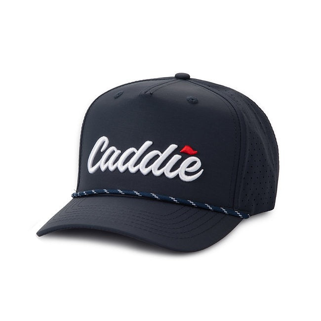 Youth Caddie Solid Performance Rope Hat | Navy/White