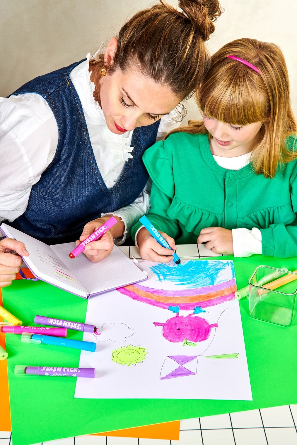 Fresh Pick Apple Scented Crayons