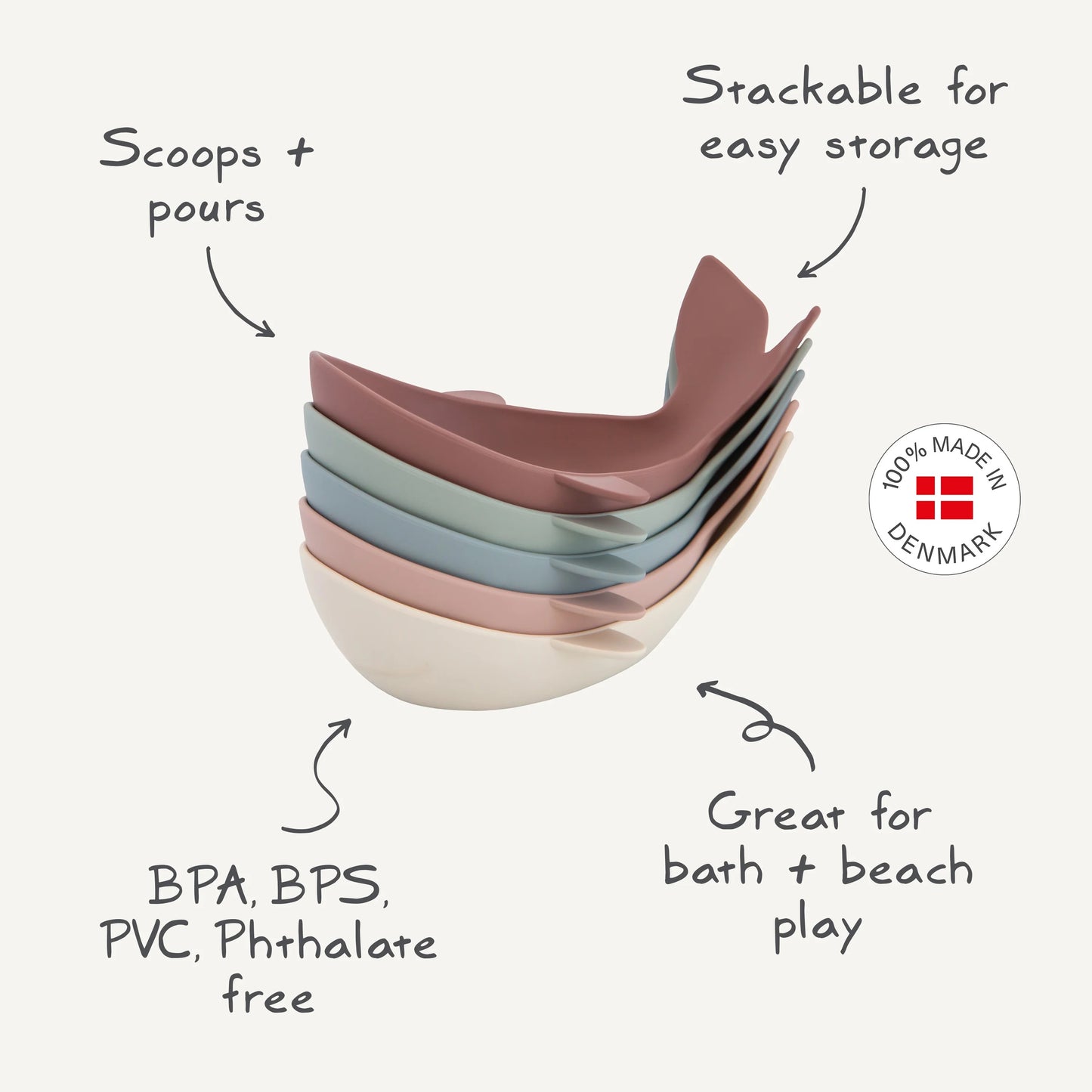 Whale Bath Stackers | Retro