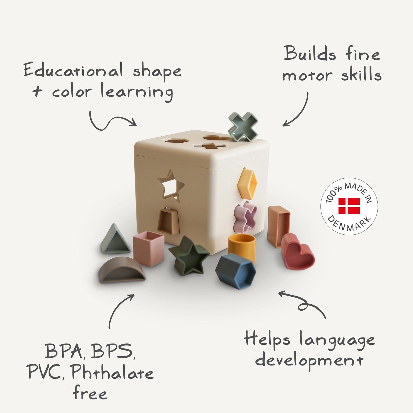 Shape Sorting Box | Blush