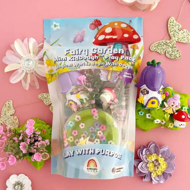 KidDough Mini Play Pack | Fairy Garden