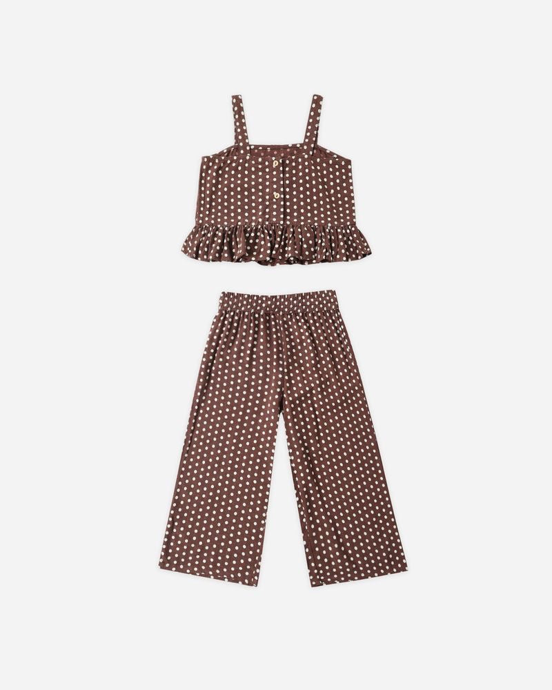 Kayli Set | Chocolate Polka Dot