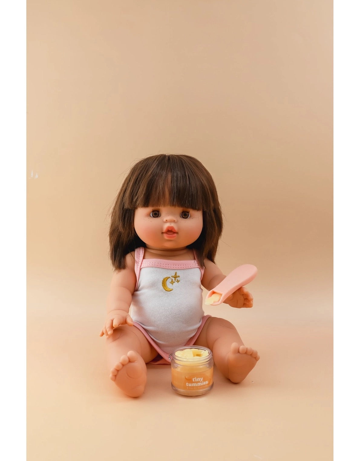 Tiny Tummies Food Jar and Spoon | Banana Custard